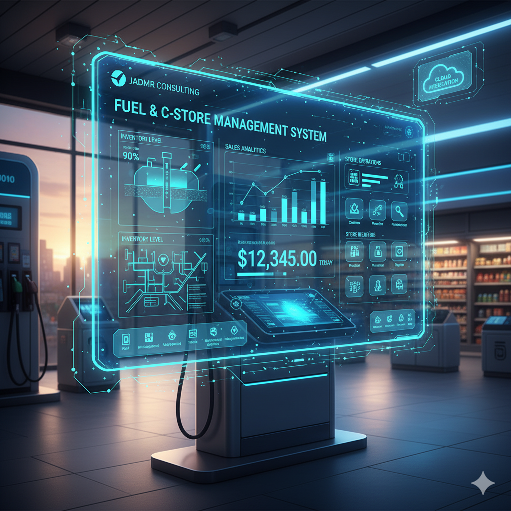 Ilustración de un moderno sistema de gestión de combustible